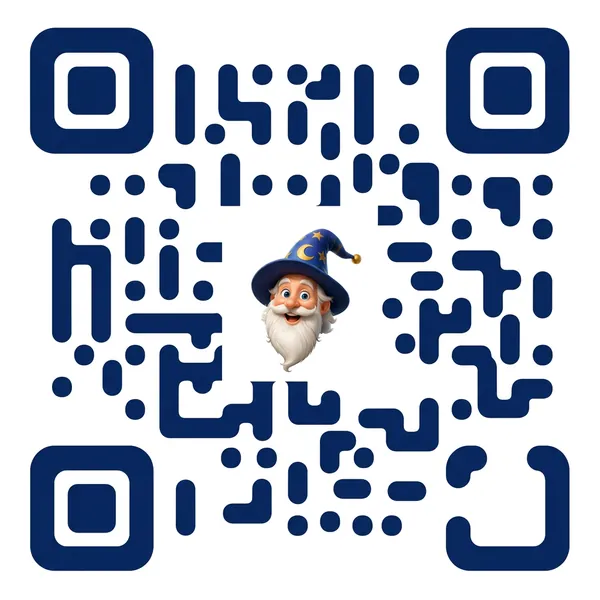 Shipping label QR code